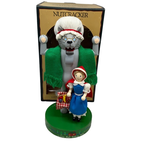 nutcracker village Holiday Vintage Nutcracker Village Little Red